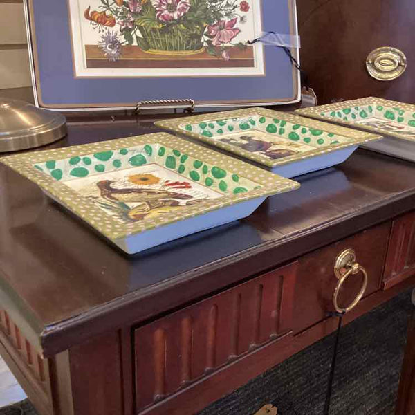 Three John Derian Bird Dishes