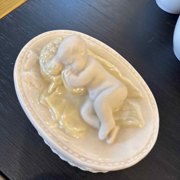 Belleek Trinket Box