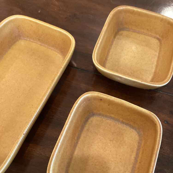 Three Langley Mustard Dishes