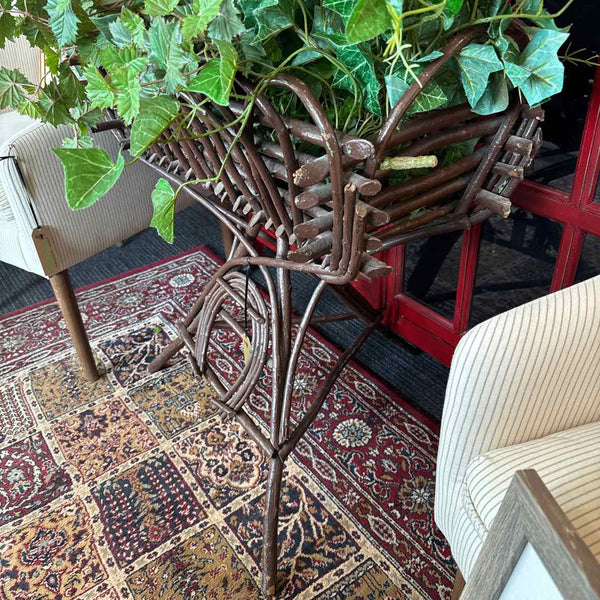 Brown Twig Art Plant Stand