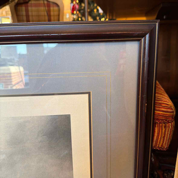 Framed Ship Engraving - "Homeward  Bound"