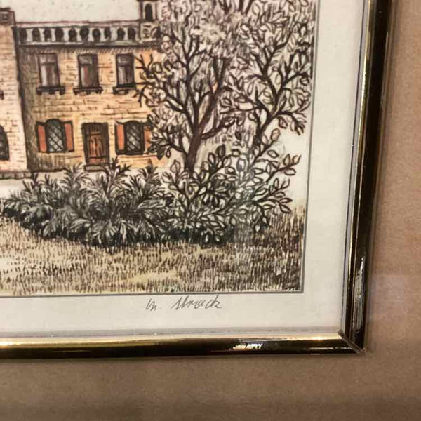 Framed Print Of House In The Forest