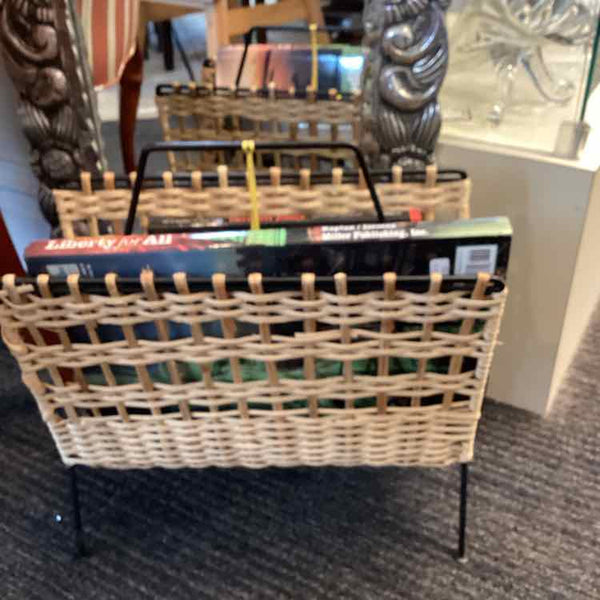 Rattan Magazine Rack