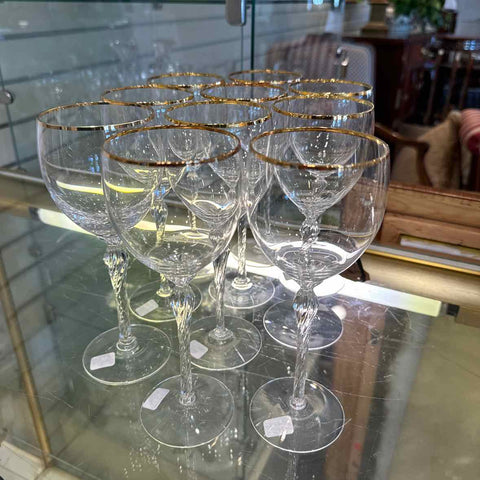 Ten Lenox Wine Glasses