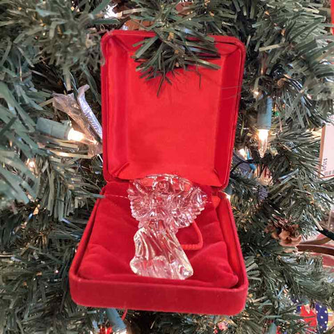 Waterford Peace Angel Ornament w/Box