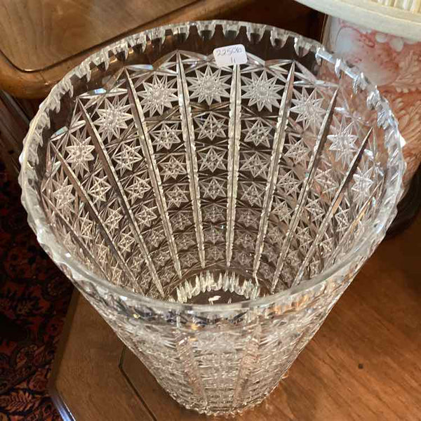 Bohemian Lead Crystal Vase