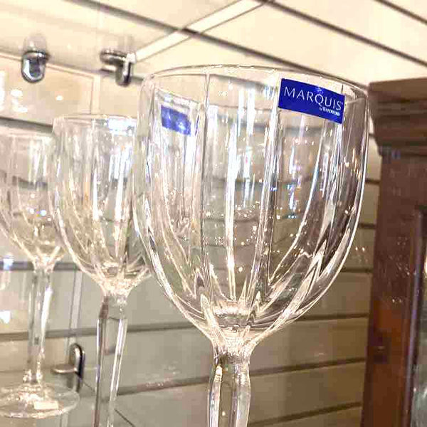 Four Waterford Marquis Omega Wine Glasses