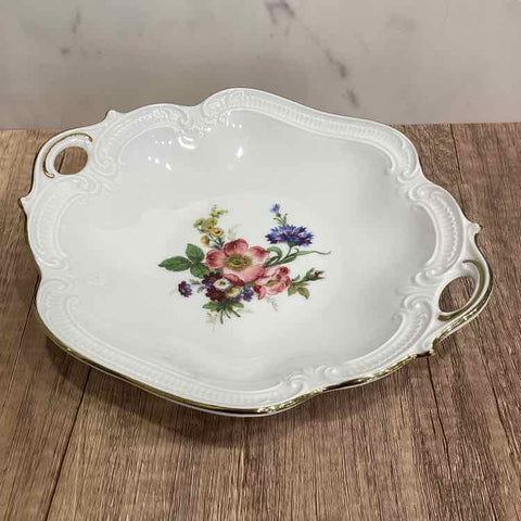 Porcelain Floral Dish
