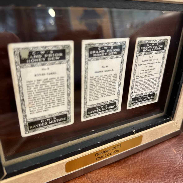 Framed Tobacco Company Cards Of Cakes