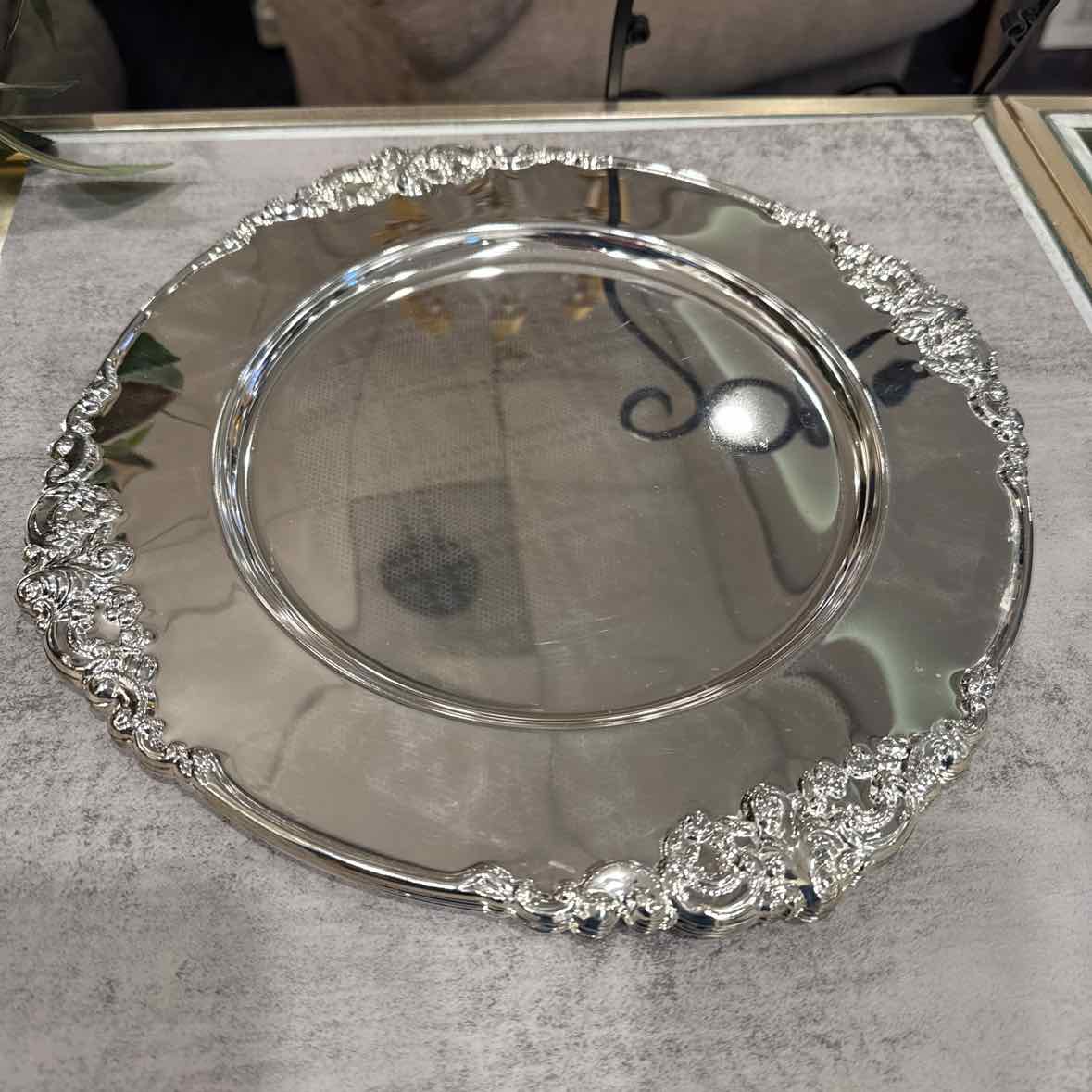 4 Davco Silver Chargers