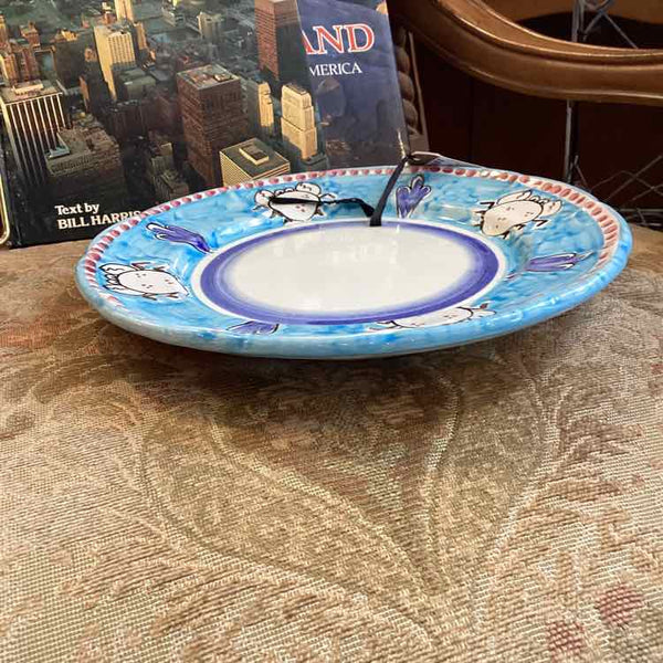 Round Italian Serving Plate