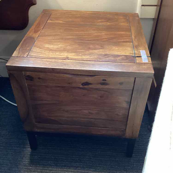 Crate & Barrel Storage Side Table