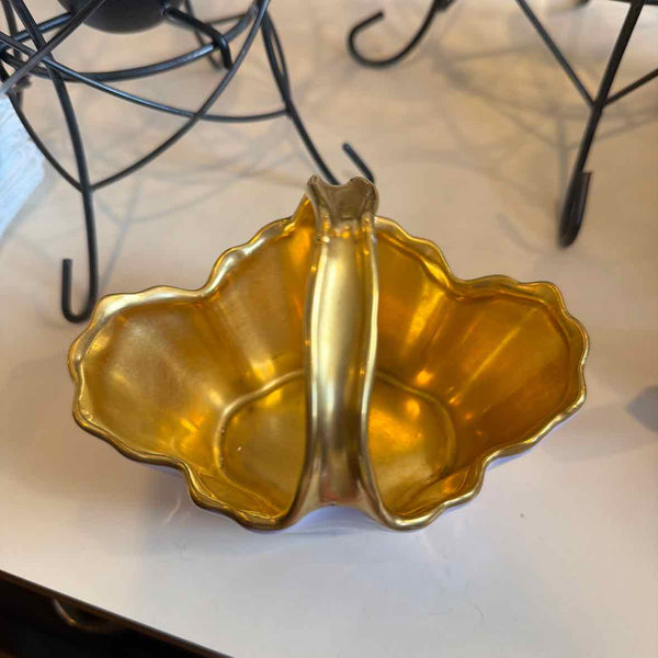 Purple Pickard Basket w/Gold