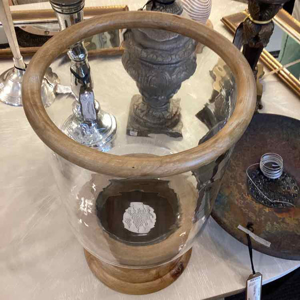 Williams Sonoma Large Wooden Base Candle
