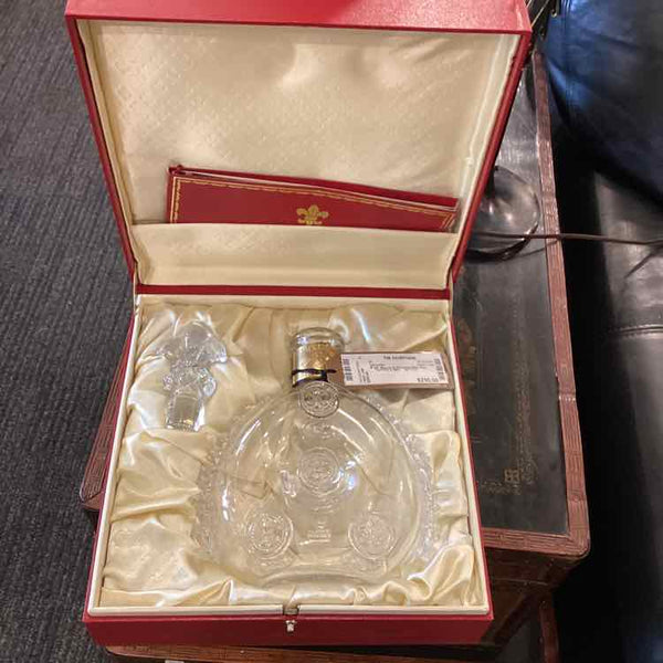 Baccarat Decanter With Red Leather Box