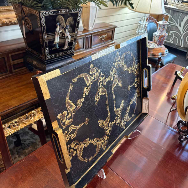 Black And Gold Tray