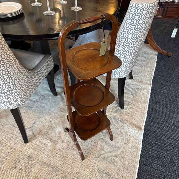 Vintage Folding Cake/Plant Stand