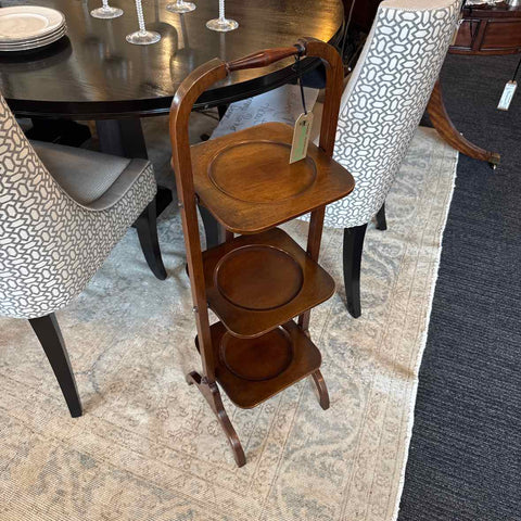 Vintage Folding Cake/Plant Stand