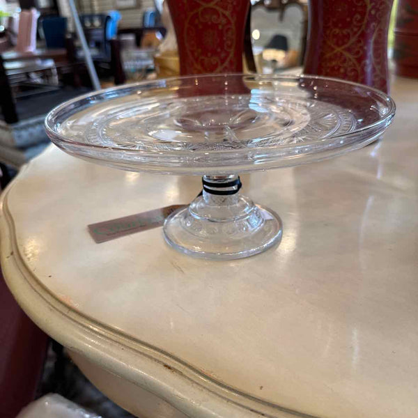 Glass Pedestal Cake Plate