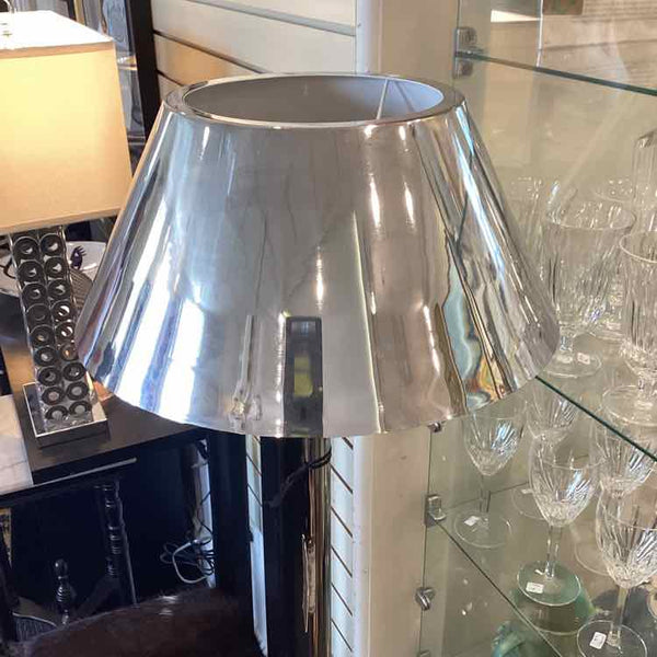 Skinny Silver Floor Lamp