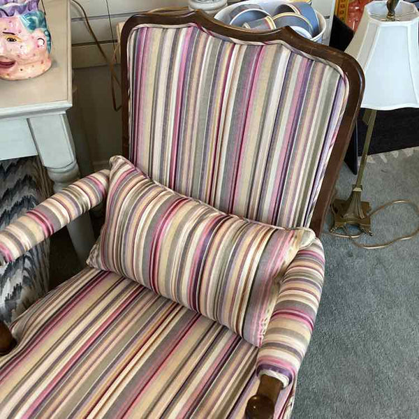 Ethan Allen Striped Chair