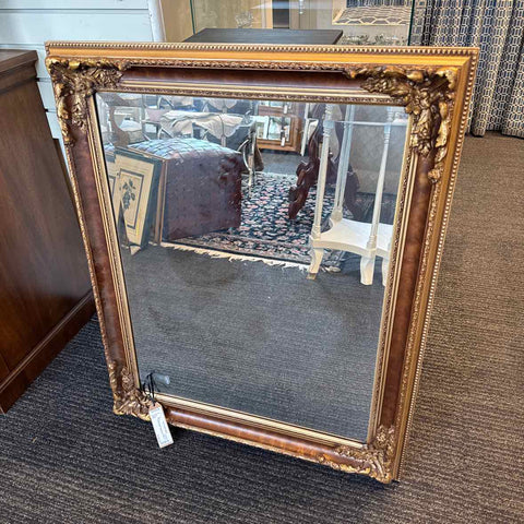 Gold Ornate Beveled Mirror