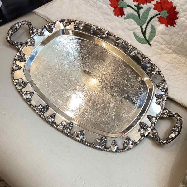 SLP Tray w/Handles & Grape Edge