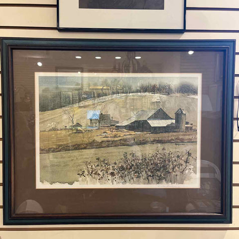 Art Work - Rural Farm Scene