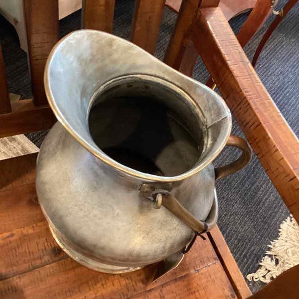 Large Metal & Brass Large Pitcher