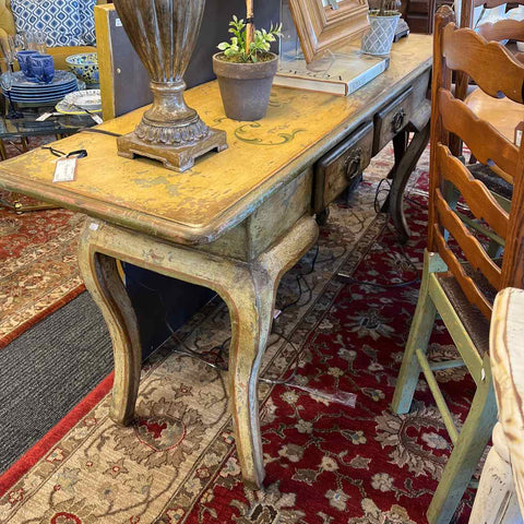 Stenciled Buffet Console