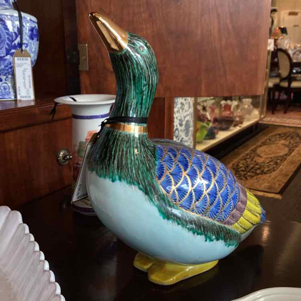 Kutani/Satsuma Hand Painted Duck