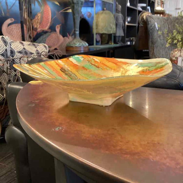 Multicolored Glass Bowl