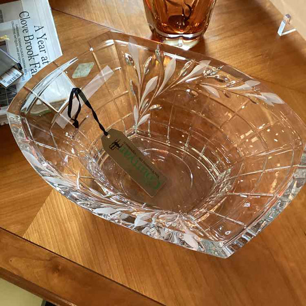 Shannon Etched Crystal Bowl