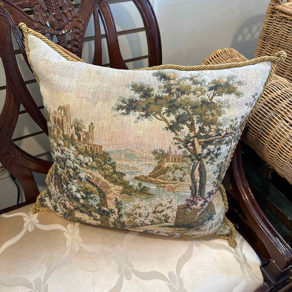 English River Scene Pillow