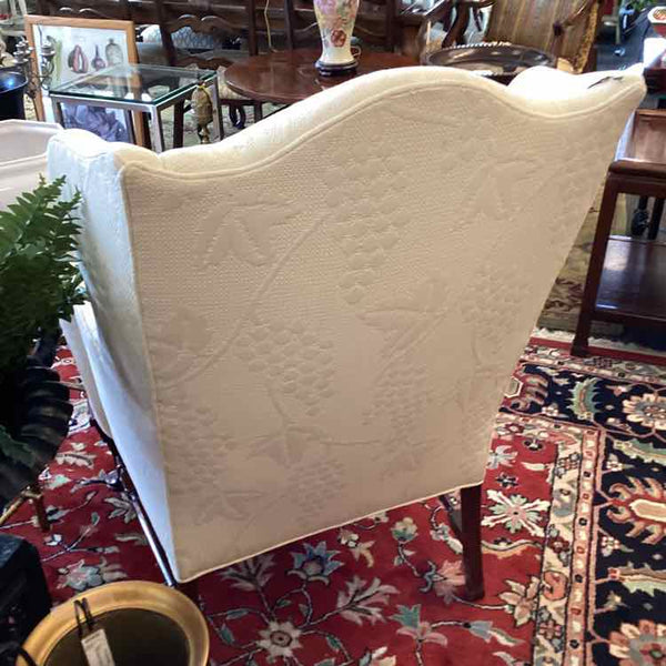 Cream Wing Back Chair