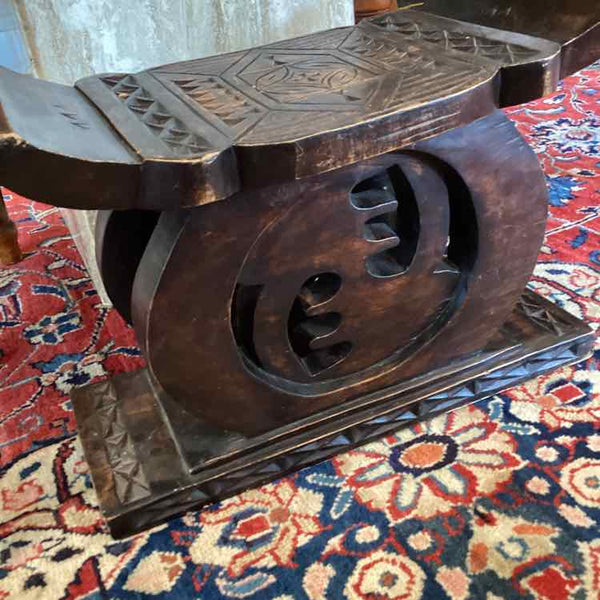 Carved Wooden Stool