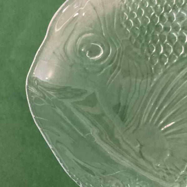Clear Glass Fish  Platter