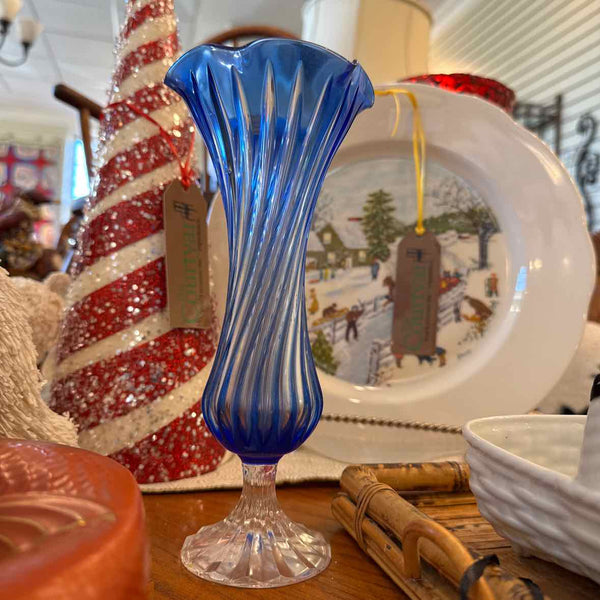 Blue Glass Vase