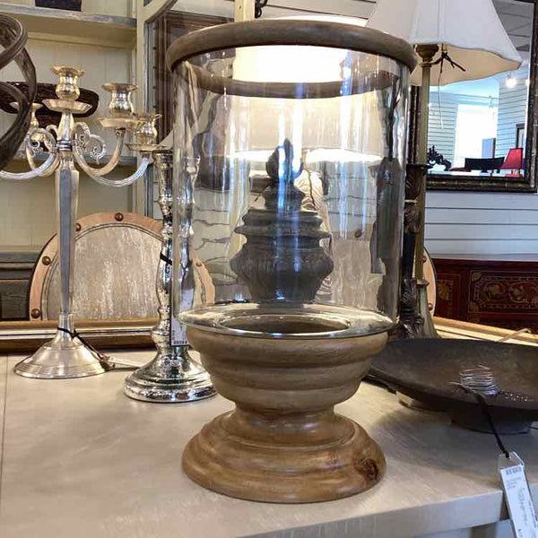 Williams Sonoma Large Wooden Base Candle