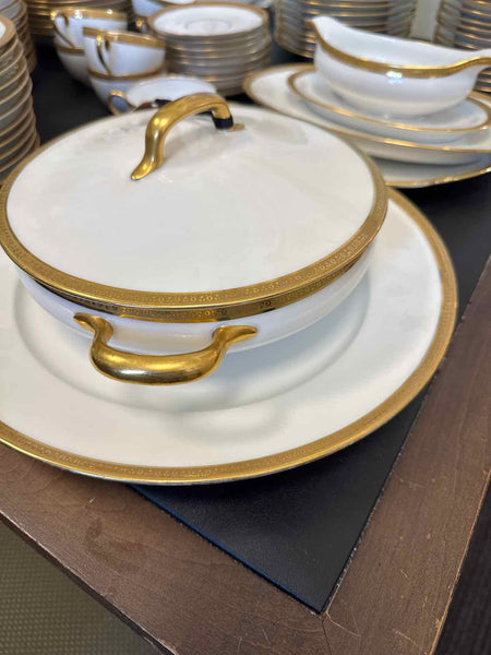 "As Is" 85 Piece Limoges "Florale" China