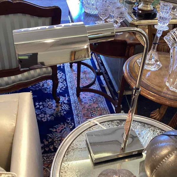 Silver Adjustable Desk Lamp