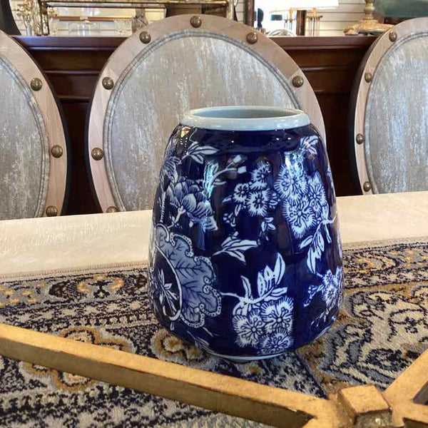 Two's Company Blue And White Vase