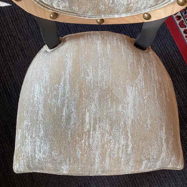 Eight White & Gold  Side Chairs