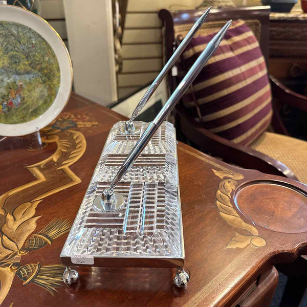 Waterford Cystal Desk Set