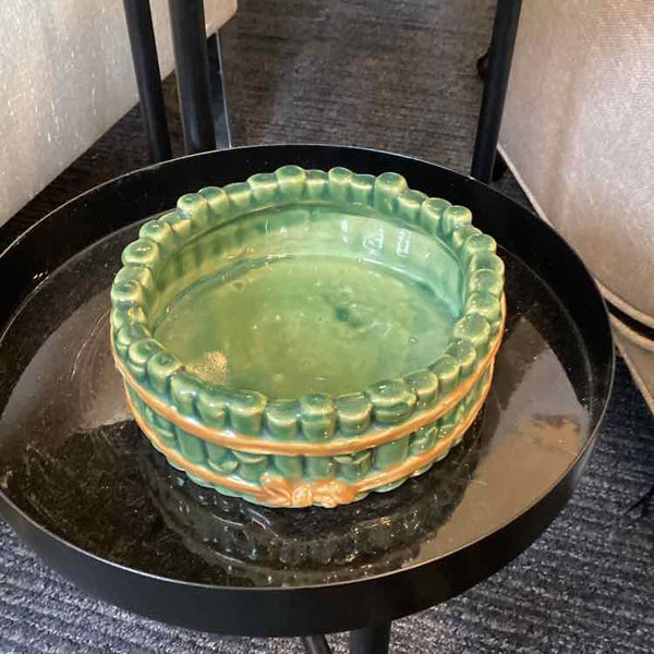 Ceramic Faux Bamboo Dish