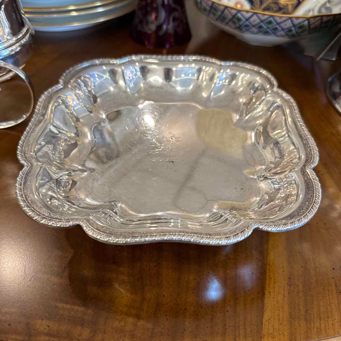 Silverplate Square Tray