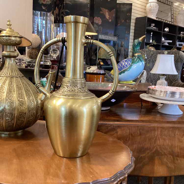Double Handle Gold Vase