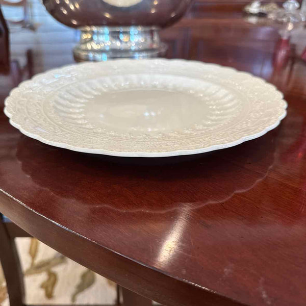 White Spode Plate