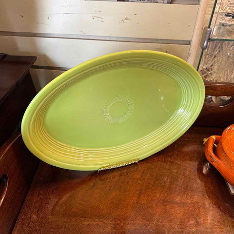 Oval Lime Green Fiesta Platter