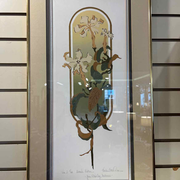 Sandra Lima Signed Floral Print